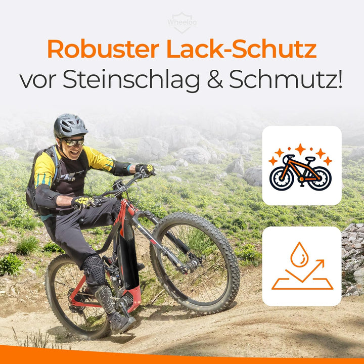 E-Bike Akku Schutzhülle mit Flaschenhalter Öffnung I Ebike Schutz mit Reissverschluss + Tasche I für
