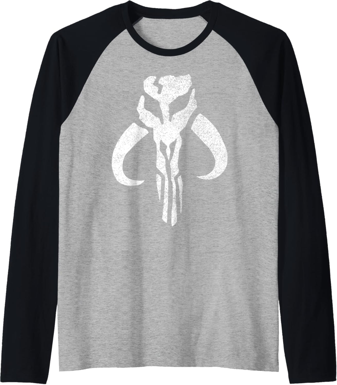 Star Wars Mandalorian Large Distressed Mythosaur Skull Raglan