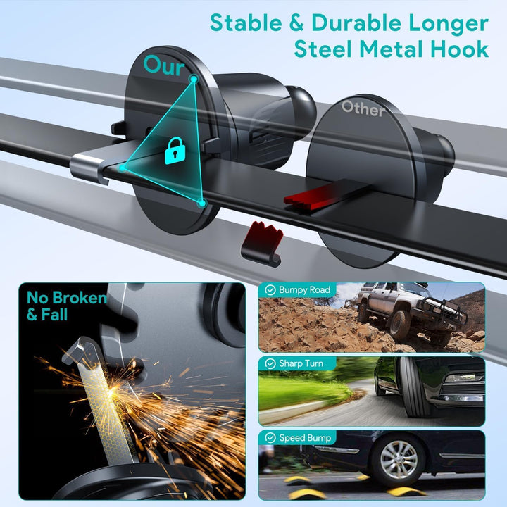 Hinyx Kabelloses Auto Ladegerät, Auto Handyhalterung Mit Ladefunktion Automatischer Induktion, Qi 15