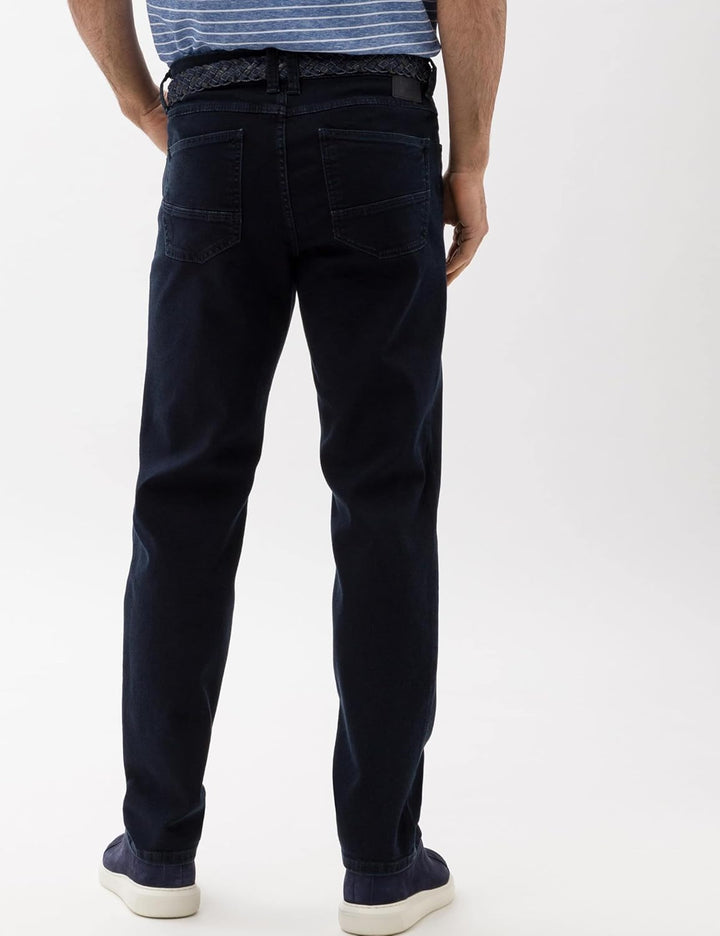EUREX by Brax Style THILO Herren Flatfronthose Bestformer Cut 24 Denim Dunkelblau, 24 Denim Dunkelbl