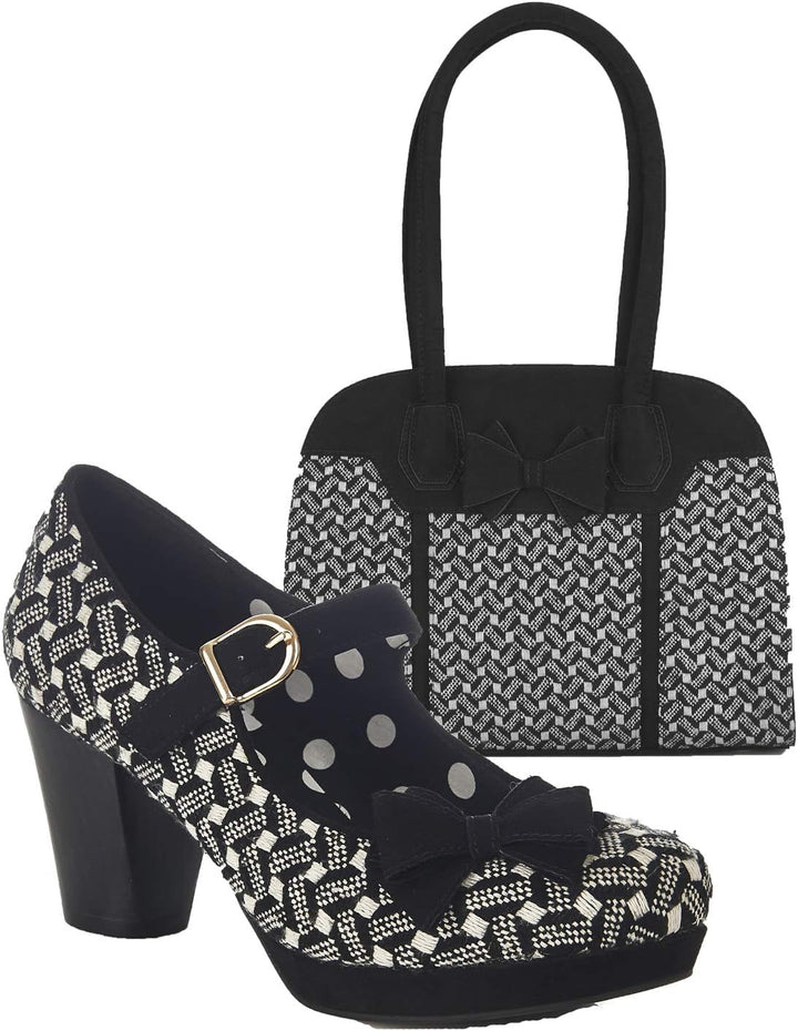 Ruby Shoo Damen Kobe Tragetaschen Handtasche Schwarz Einheitsgrösse Schwarz, Einheitsgrösse Schwarz