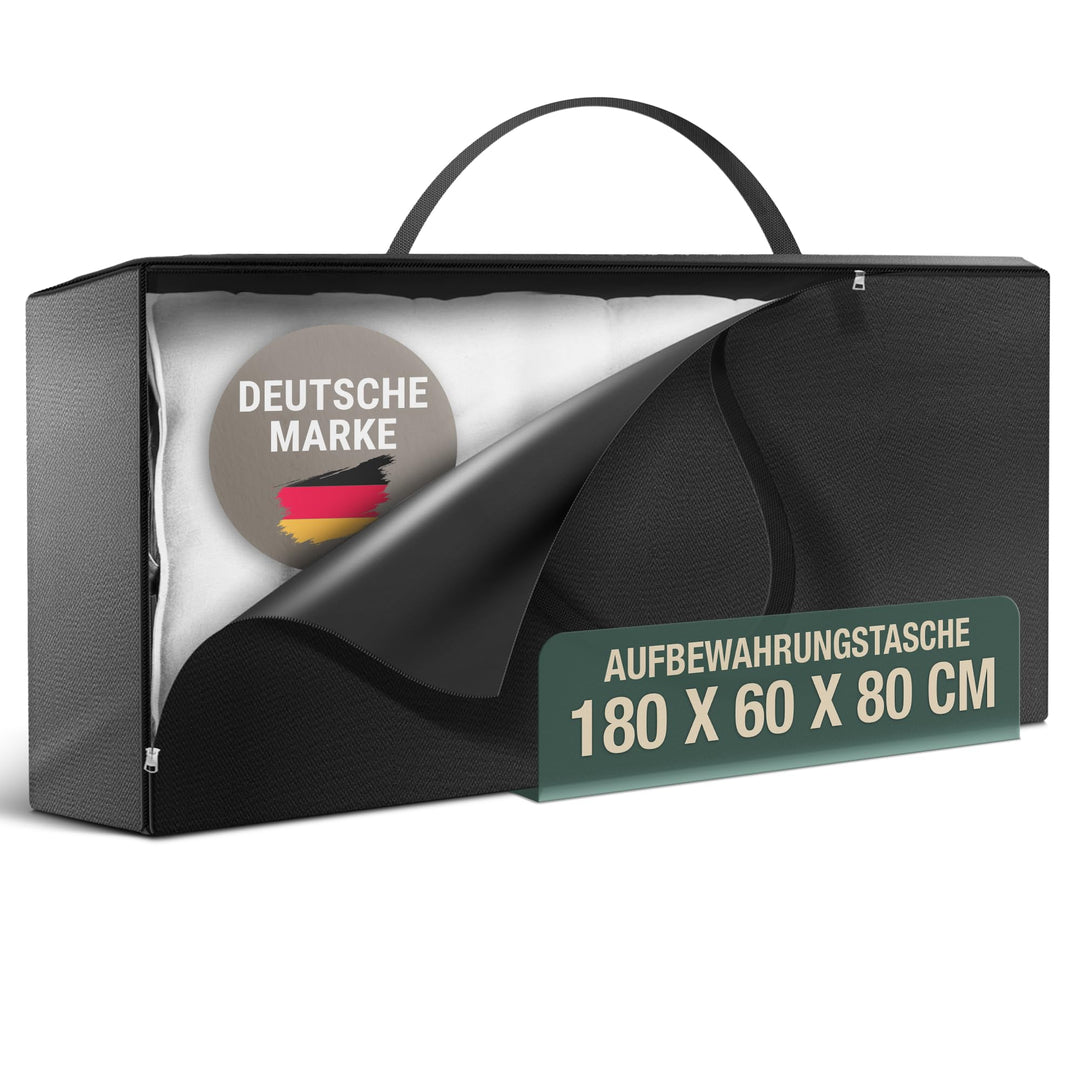 Celeko Home | Aufbewahrungstasche XXL 180 x 60 x 80 cm für Gartenauflagen Bettdecken Kleidung Umzug