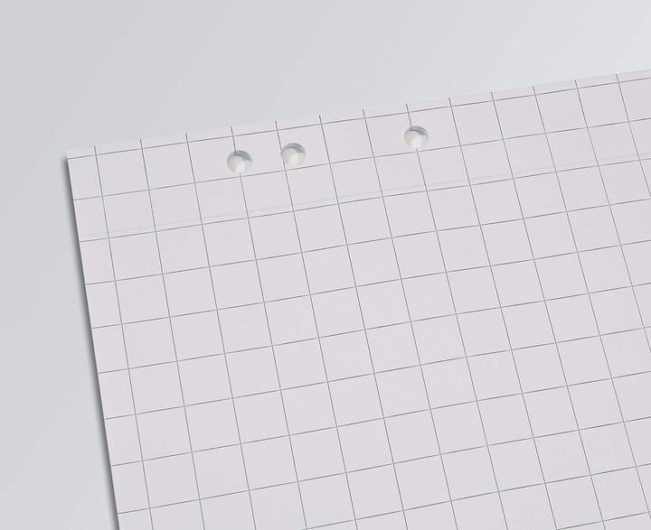 SIGEL MU165 Flipchartblock für Meet up und Artverum Boards, kariert, mit Perforation, 68x98 cm, 5 Bl