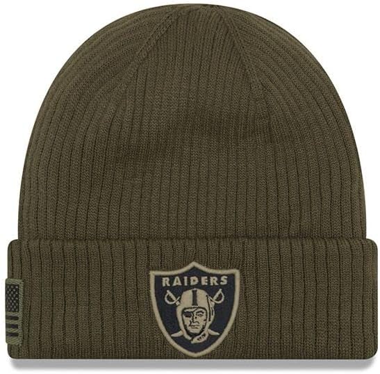 New Era Salute to Service Wintermütze - Las Vegas Raiders