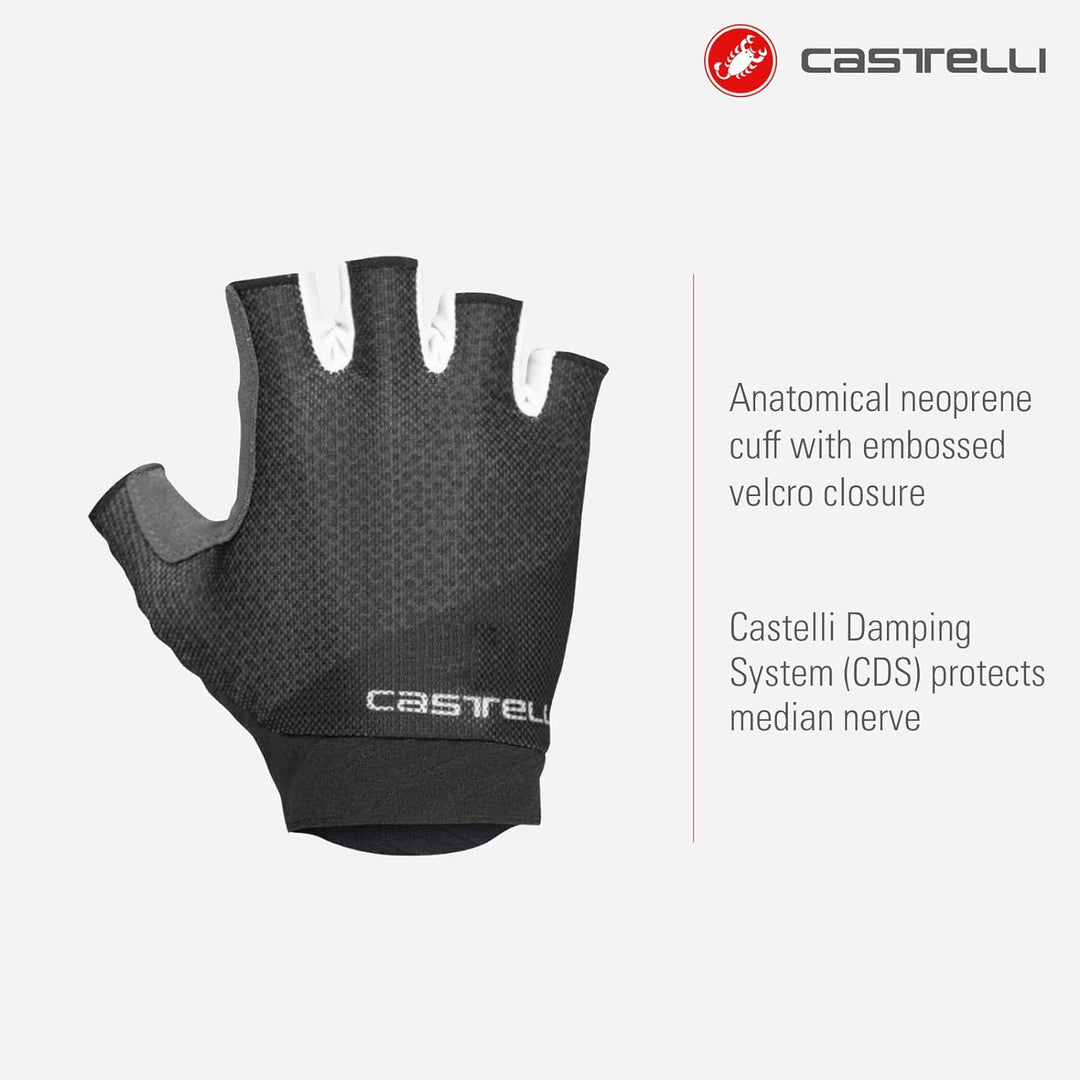 CASTELLI Damen Roubaix Gel 2 Glove XS Schwarz, XS Schwarz