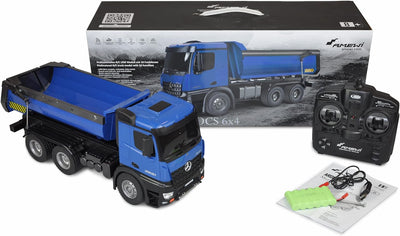 Amewi Arocs Lizenz LKW Kipper 2,4GHz RTR blau 22537