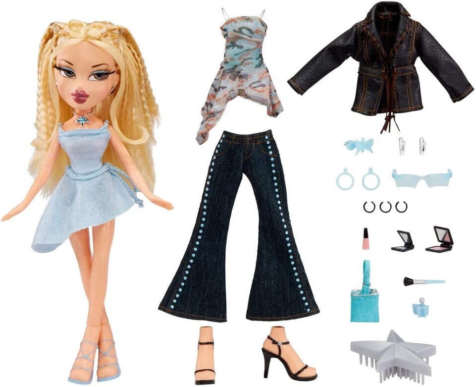 Bratz 21st Birthday Special Edition Modepuppe - CLOE - Mit 2 Outfits, 2 Paar Schuhen, Handtasche und