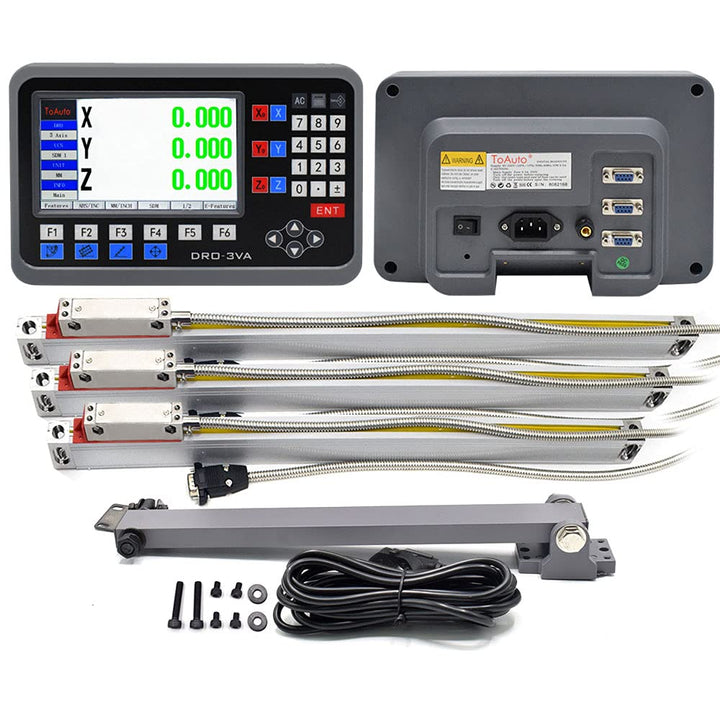 3 Achsen Digitalanzeige-kit 26" 30" 12" Digital Anzeige mit 3 Axis DRO Linear Massstab 650mm+750mm+3