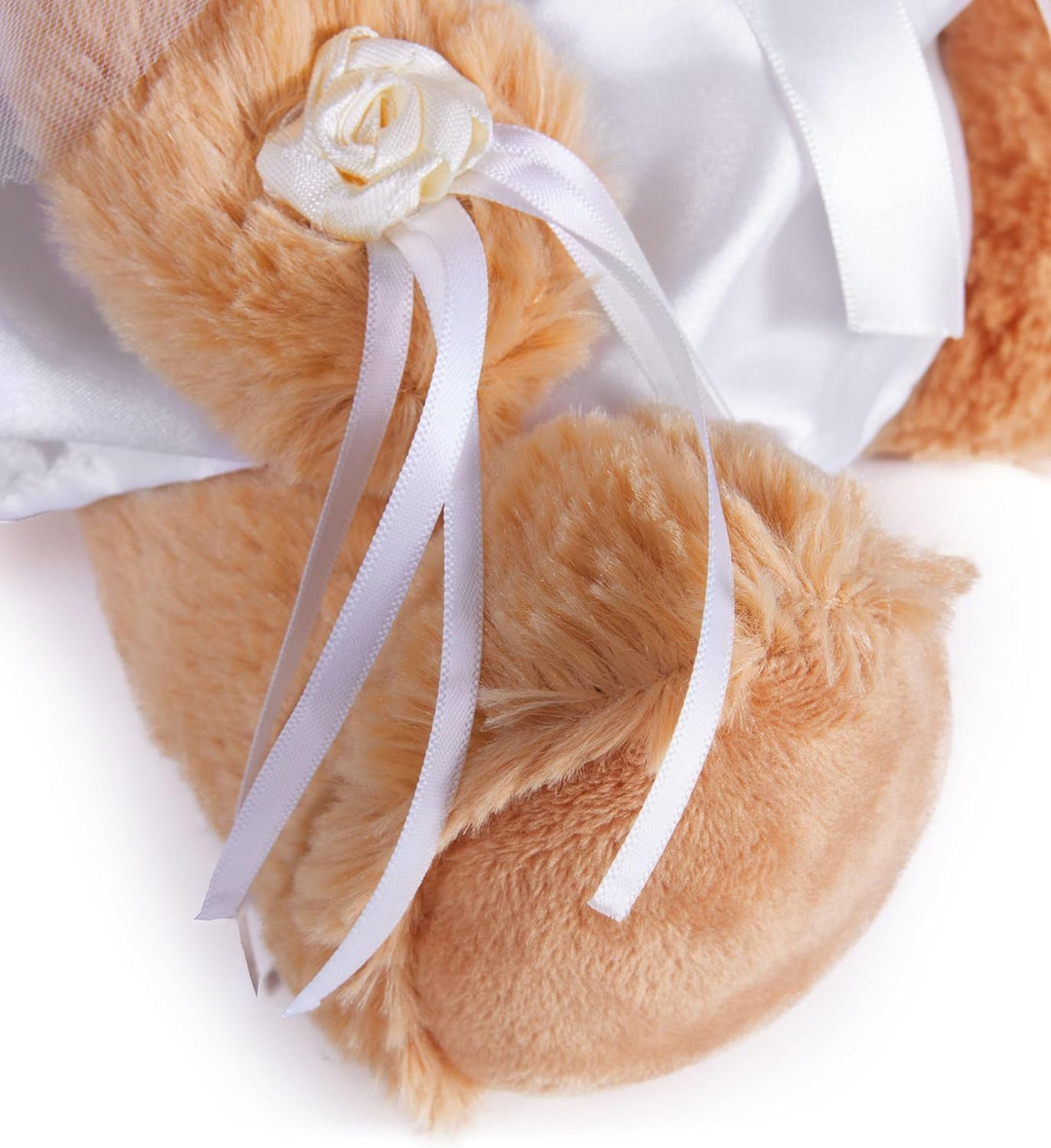 BRUBAKER Teddybär Hochzeitspaar - 25 cm Braut und Bräutigam Teddy Set - Geschenk für Hochzeit und Ve
