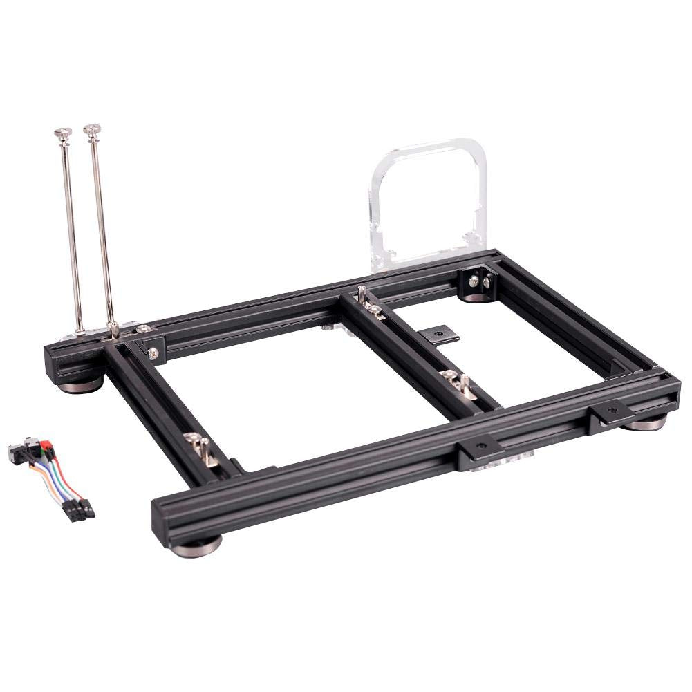 DIY Open Frame Gehäuse, Open Frame Wärmeableitung Aluminiumlegierung Computer PC Gehäuse Gehäuse für