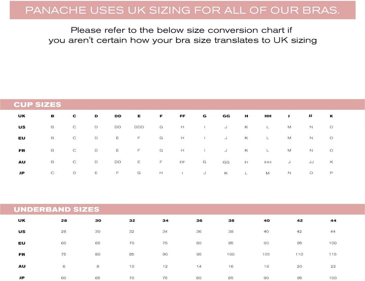 Panache Damen Envy Stretch Lace Full Cup Bra BH 80D Beige (Nude), 80D Beige (Nude)