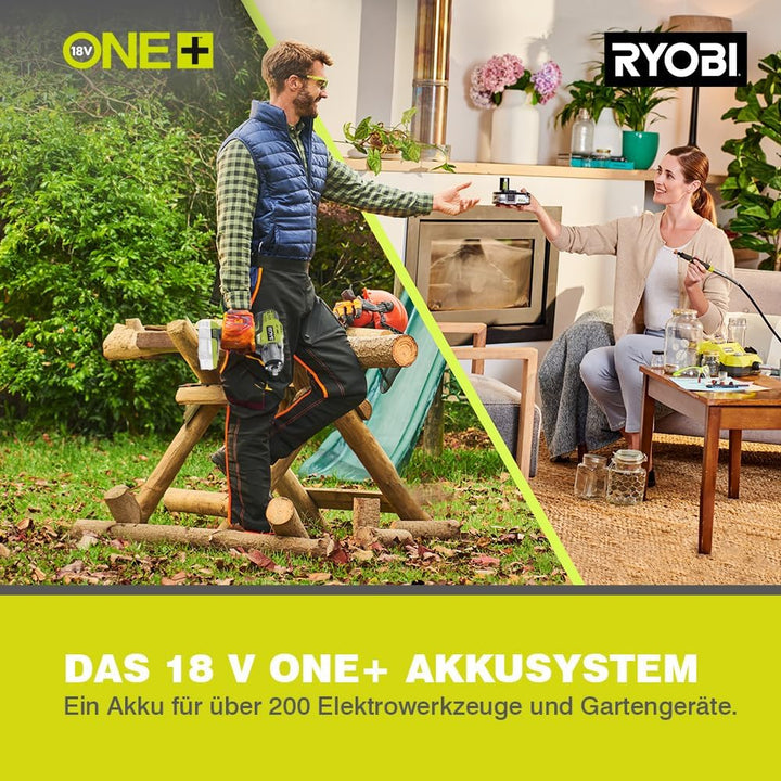 RYOBI 18 V ONE+ Akku-Schlagschrauber R18IW3-120S3 (max. Drehmoment 400 Nm, 1/2 Zoll Vierkant-Aufnahm