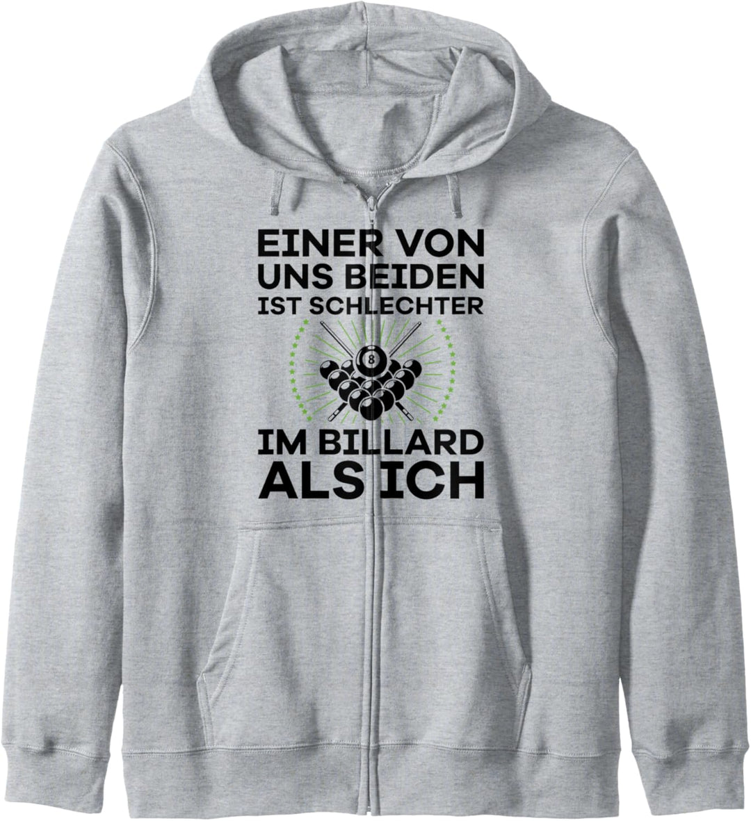 Lustiges Billard-Spieler Geschenk Pool Sprüche Kapuzenjacke