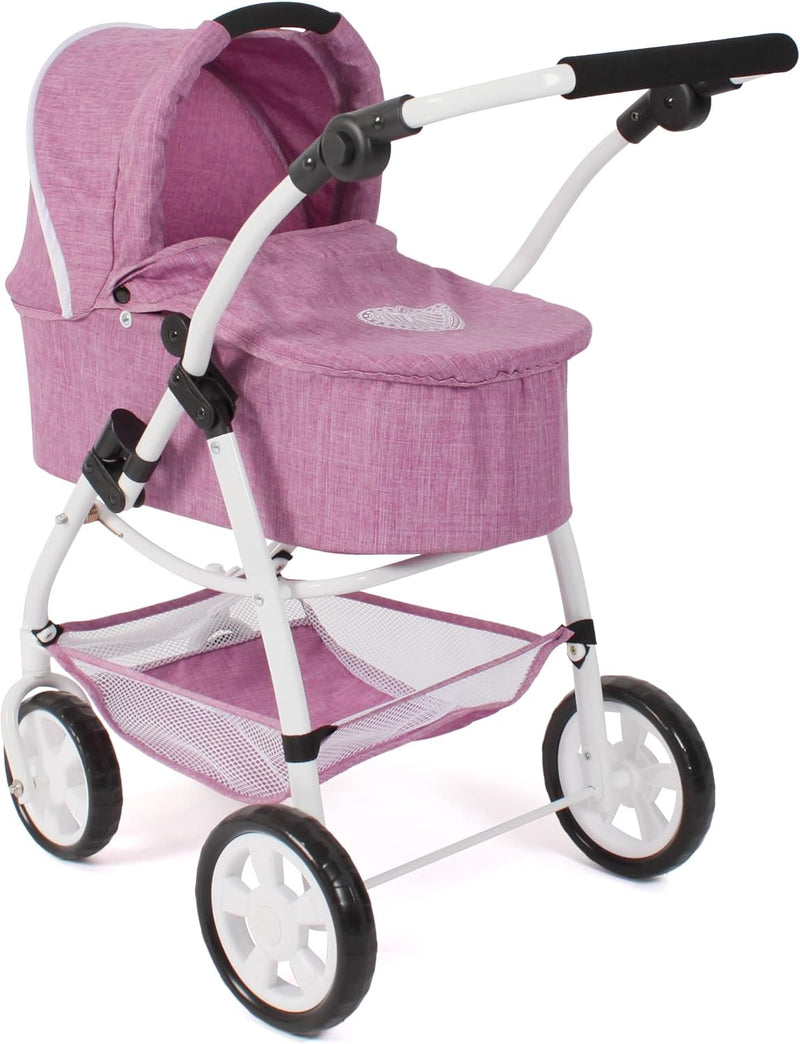 Bayer Chic 2000 - Puppenwagen Emotion All In, 3in1 Puppenwagen-Set bestehend aus Babywanne, Sportsit