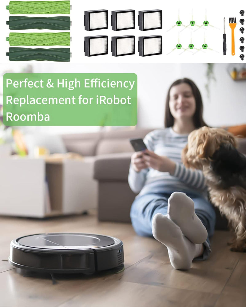 Jissta Bürsten Ersatzteile für iRobot Roomba E & I Serie E5 E6 i7 i7+ i3 i3+ i4 i4+ i6 i6+ j7 j7+ i8