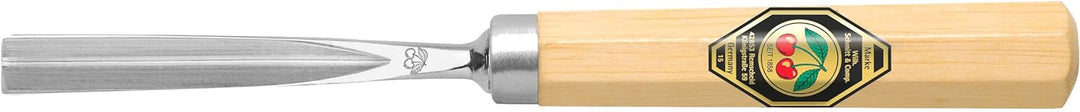 KIRSCHEN Werkzeuge 3239004 | Kerbschnitzbeitel mit Weissbuchenheft Stich 39, gerade & V-förmig - 4mm