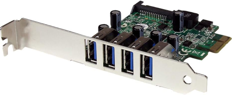 StarTech.com 4 Port PCI Express USB 3.0 SuperSpeed Schnittstellenkarte mit UASP - SATA Strom - PCIe