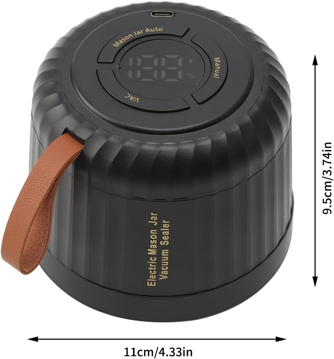 Mason Jar Einmachglas Vakuumierer für Einmachgläser Kompatibel Vacuum Sealer mit Vakuumbeutel, Weinf