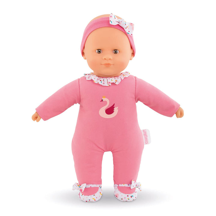 Corolle 9000100260 - Mon Doudou Corolle / Sweetheart Schwan / Französische Puppe mit Charme und Vani