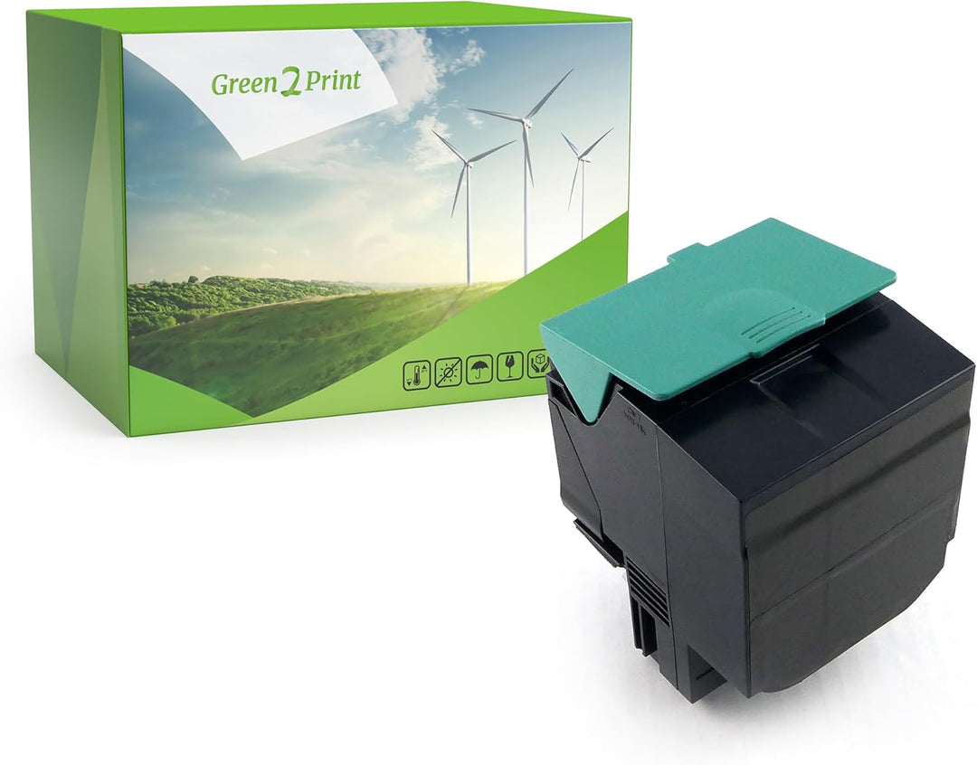 Green2Print Toner schwarz 2500 Seiten ersetzt Lexmark C540H1KG, C540H2KG passend für Lexmark X543DN,