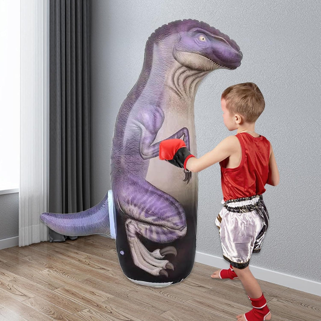 Dinosaur Boxsack Box Training Aufblasbar Spielzeug | 94 cm Kinder Boxsack mit Sofortiger Rückfederun