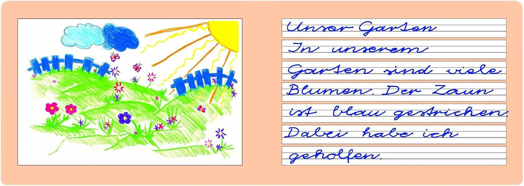 Oxford Geschichtenheft A5 quer, Lineatur 1G (1. Klasse), grün, 10 Stück A5 quer Lineatur 1G Einzelbe