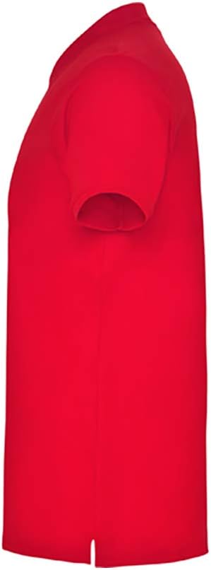 Poloshirt für Kinder, 100 % Baumwolle, mit kurzen Ärmeln, geripptem Kragen, Patte und drei Knöpfen,