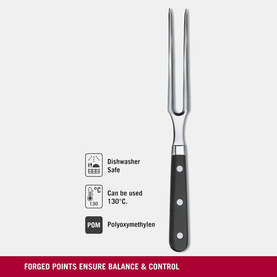 Victorinox, Grand Maître, Profi Tranchiergabel, Extra Scharfe Klinge, 15 cm, Robuster Kunststoffgrif