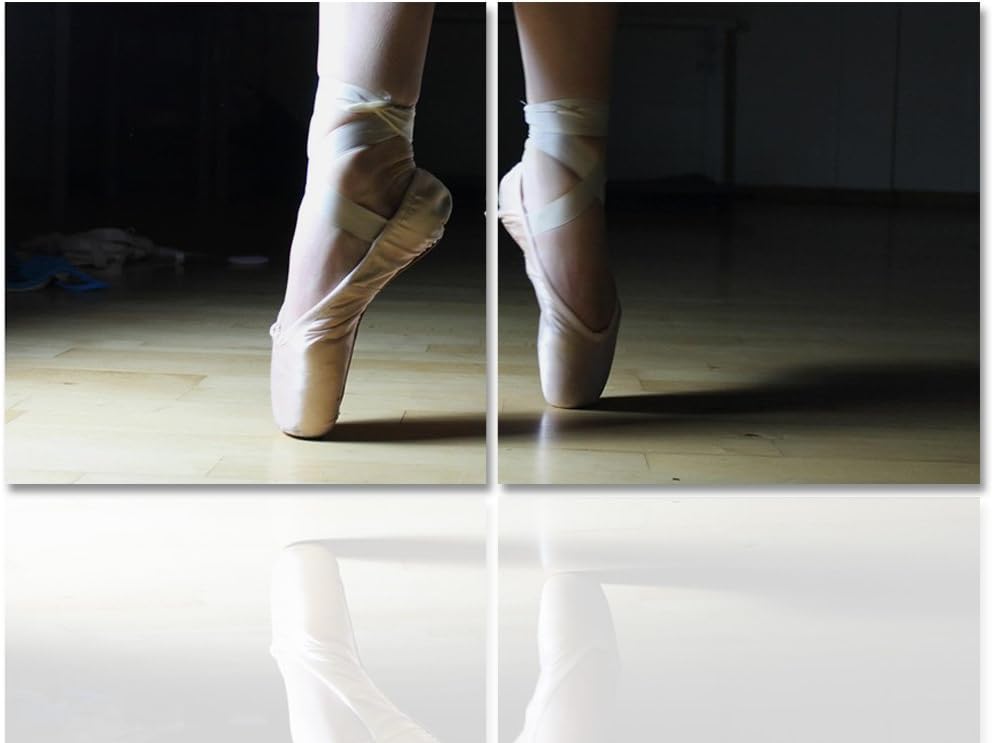 Feeby. Wandbilder - 2 Teile - 180x90 cm - quadratische Form Bilder Kunstdrucke Deko Panel BALLETT, B