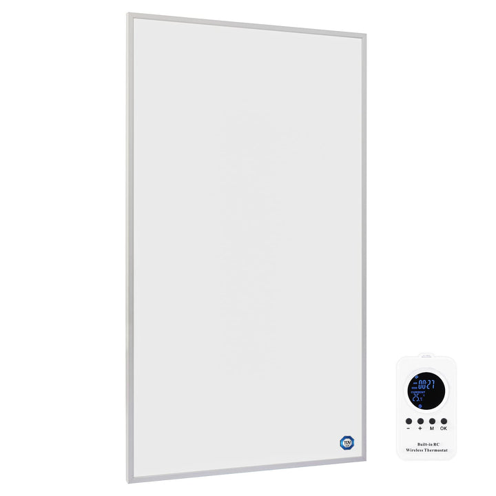 Infrarotheizung mit Thermostat 600 Watt, Infrarotheizung Wandmontage bis 120 Grad Celsius für 6-15㎡,