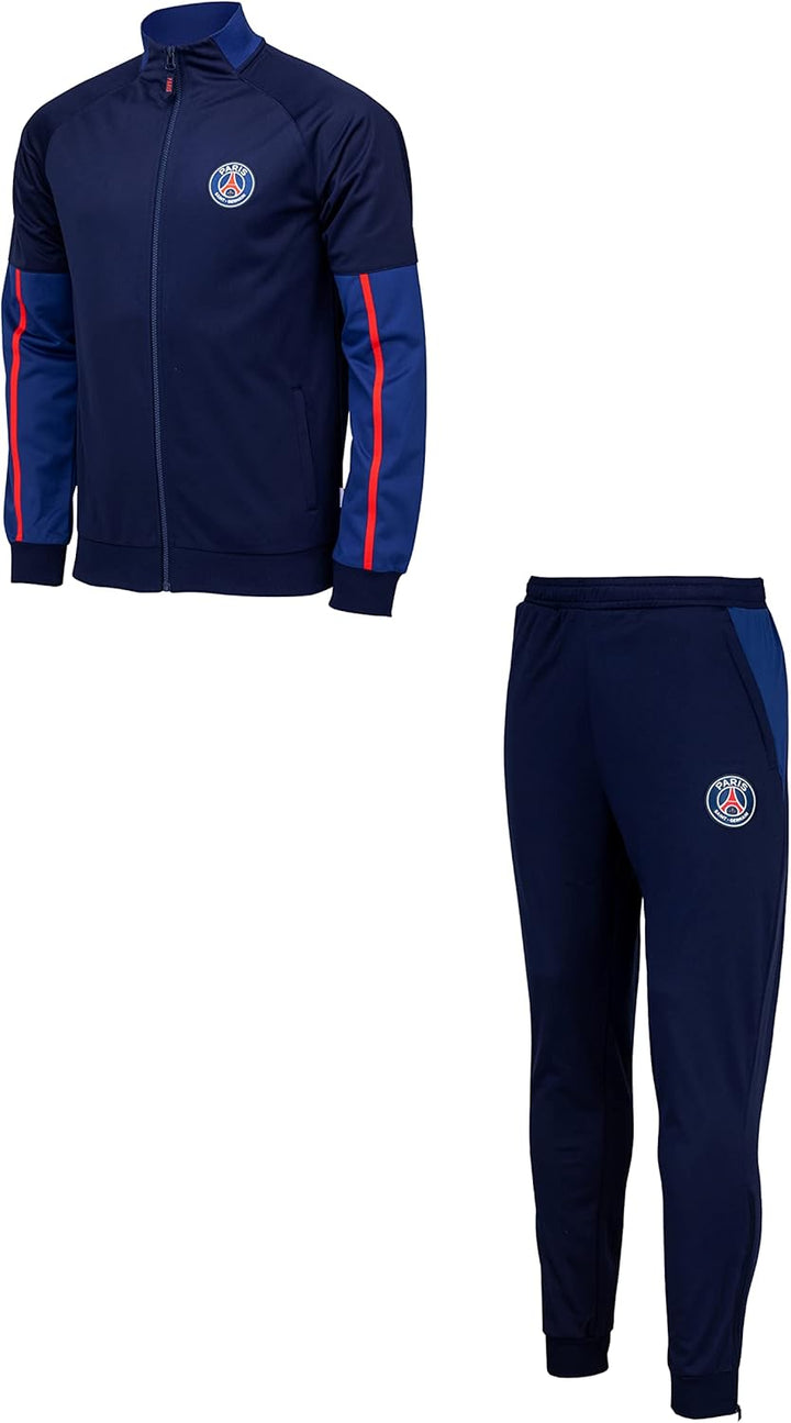 Paris Saint-Germain Trainingsanzug für Herren - Saison 22/23 - Grosse S bis XXL - Langarm Jacke blau