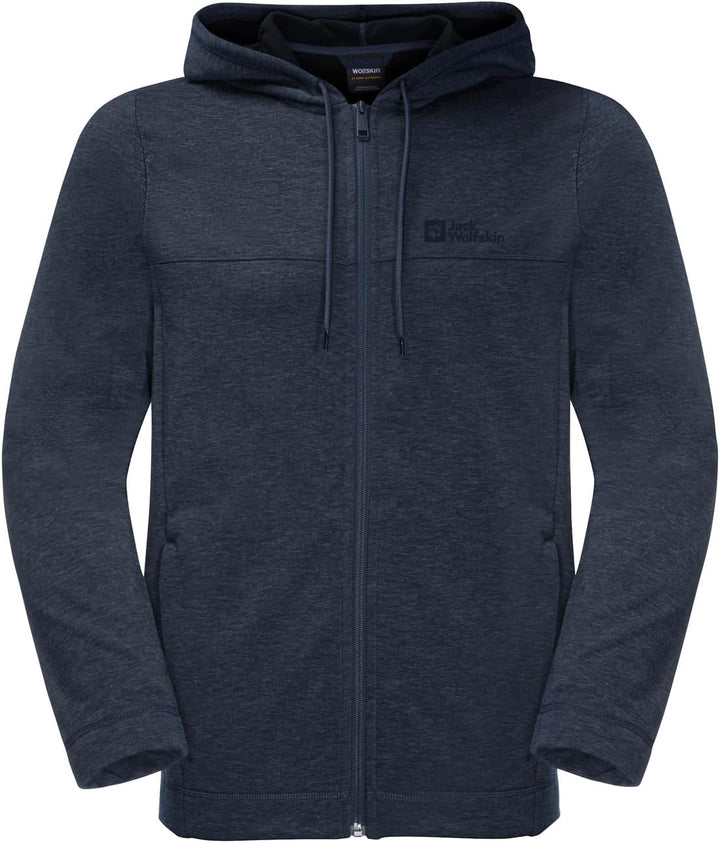 Jack Wolfskin Herren Waldsee Hooded JKT M Fleecejacke M Night Blue, M Night Blue