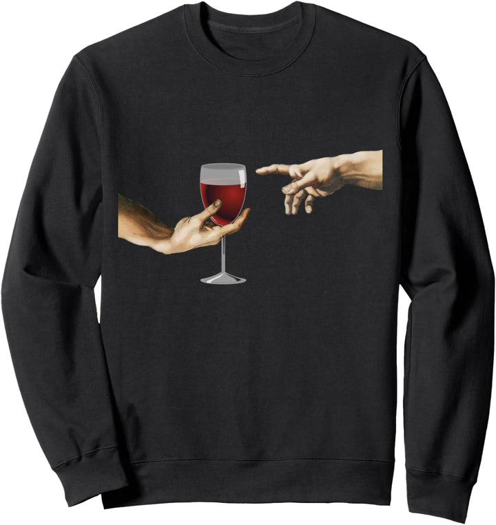 MichelAngelo - Erschaffung von Adam - Vintage Kunst Sweatshirt