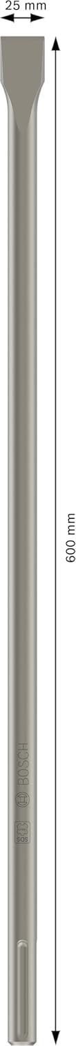 Bosch Professional Flachmeissel SDS-max, Länge 600 mm, Flach