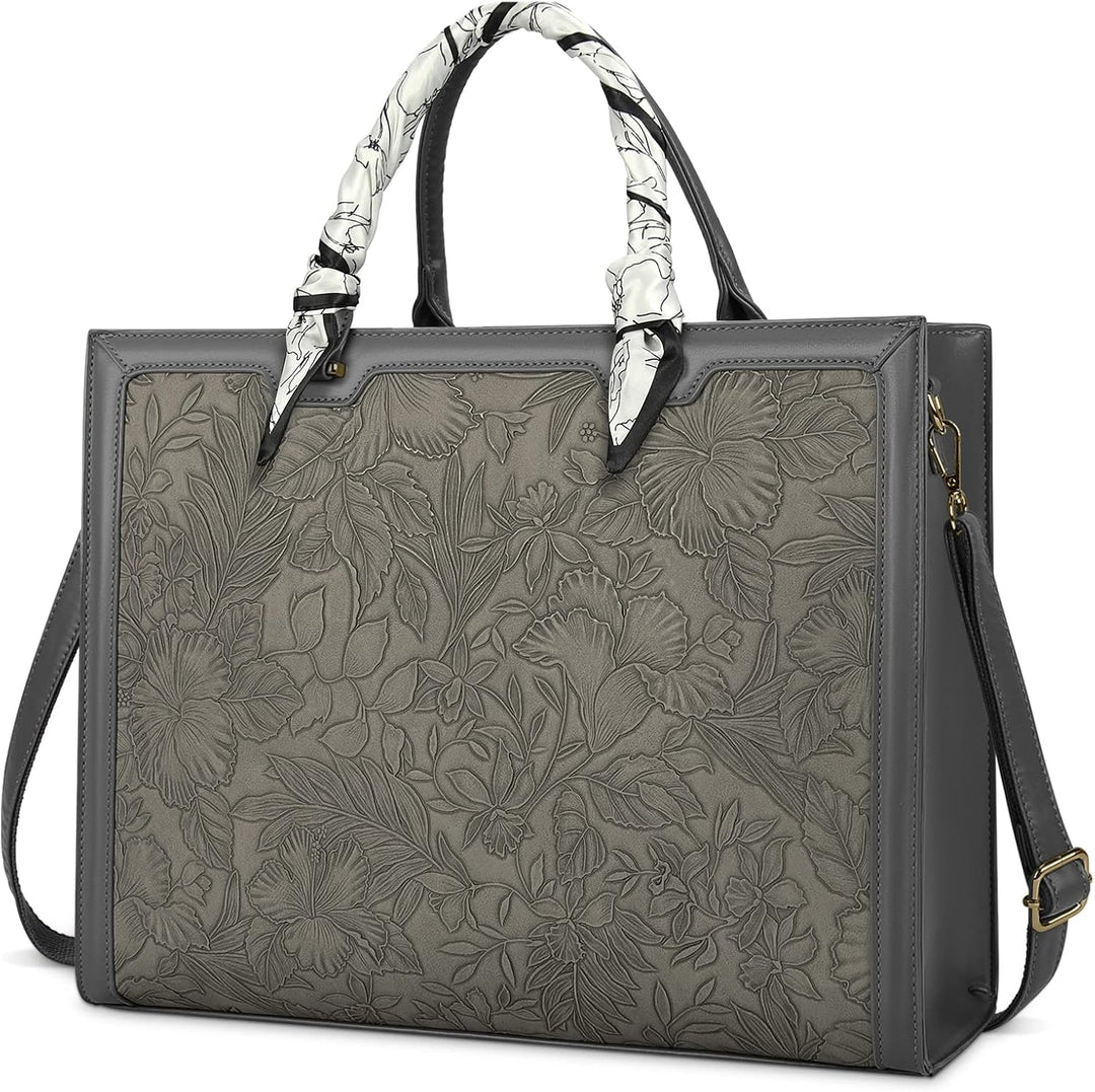 NUBILY Handtasche Damen Shopper Grosse Leder Umhängetasche Elegant Gross Laptop Schultertasche Arbei