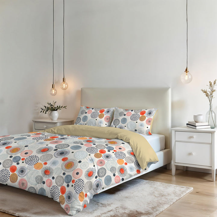 Italian Bed Linen Fantasy Bettbezug, Doppelte Acquerello Doppelte, Acquerello Doppelte