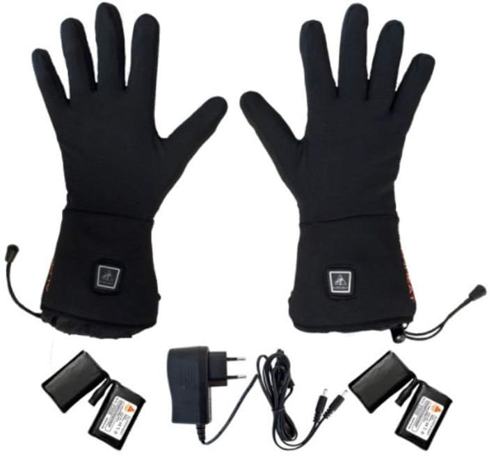 Alpenheat Unisex Handschuhe Fire-Gloveliner  Heated glove liner, Schwarz, XXL, AG1-XXL