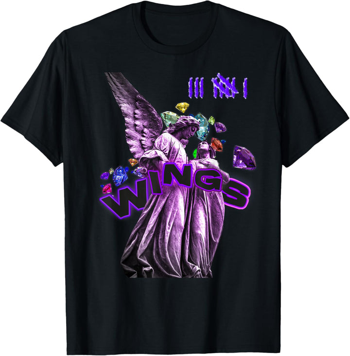 WINGS UFO 51 Engel Diamanten Rapper Rap T-Shirt