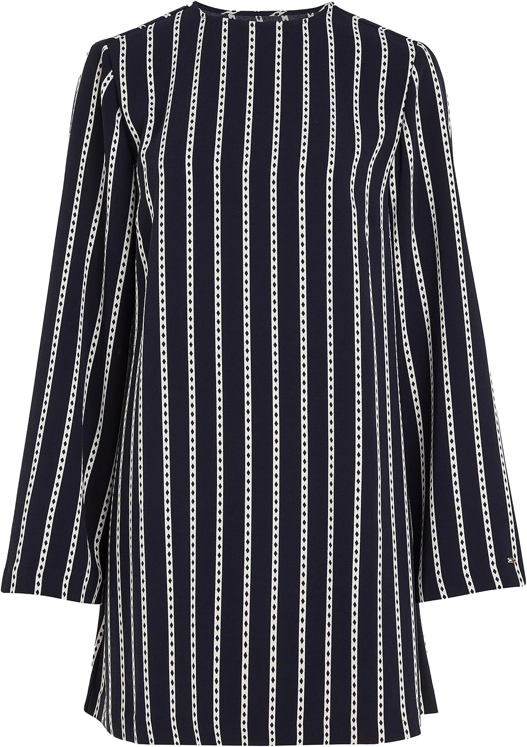 Tommy Hilfiger Damen Fit & Flare Kleider 22 Blau (Argyle Stp/ Desert Sky), 22 Blau (Argyle Stp/ Dese