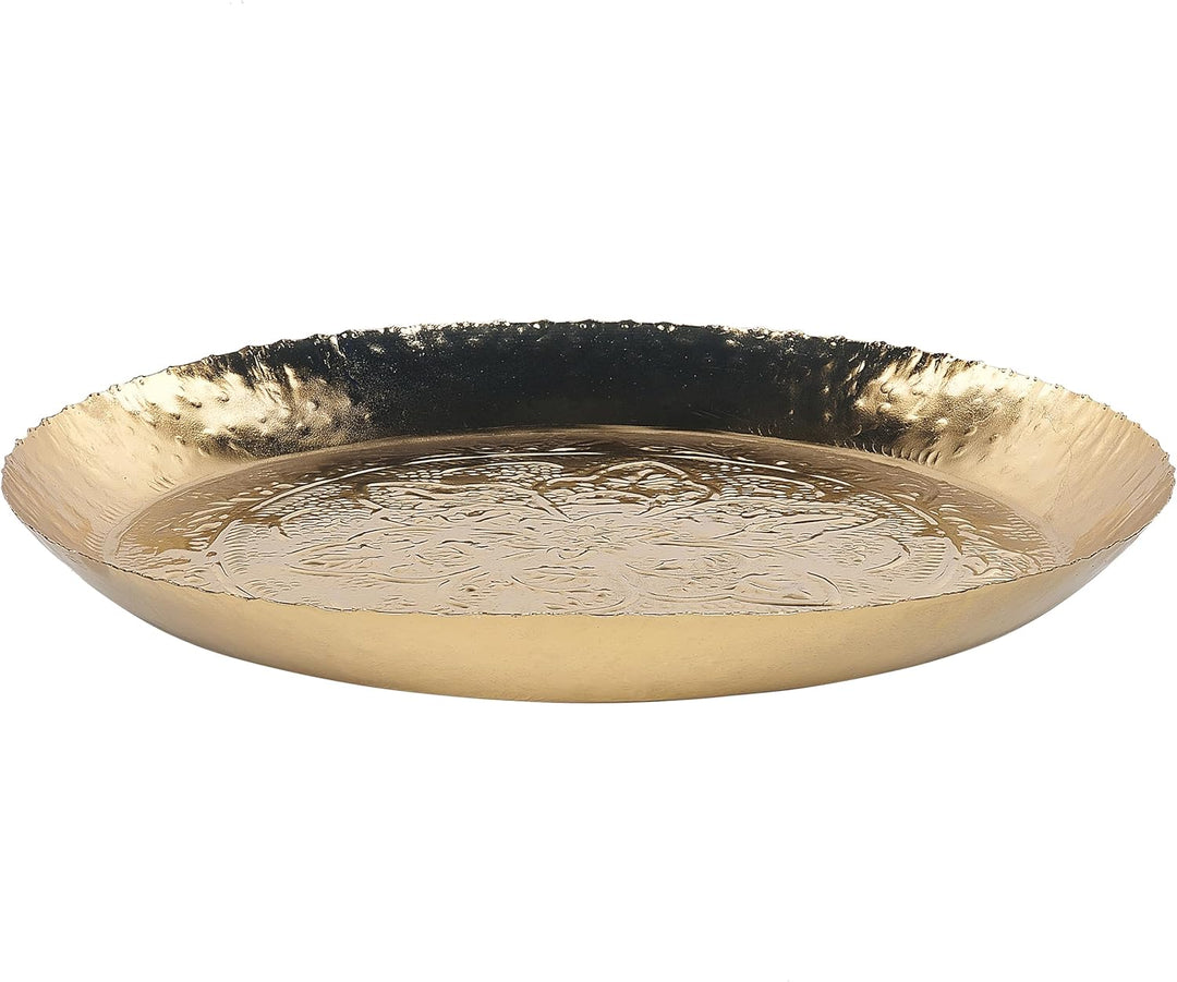 Dekoschale 2er Set Eisen gold rund Wohnaccessoires Modern Glamourös Sadane
