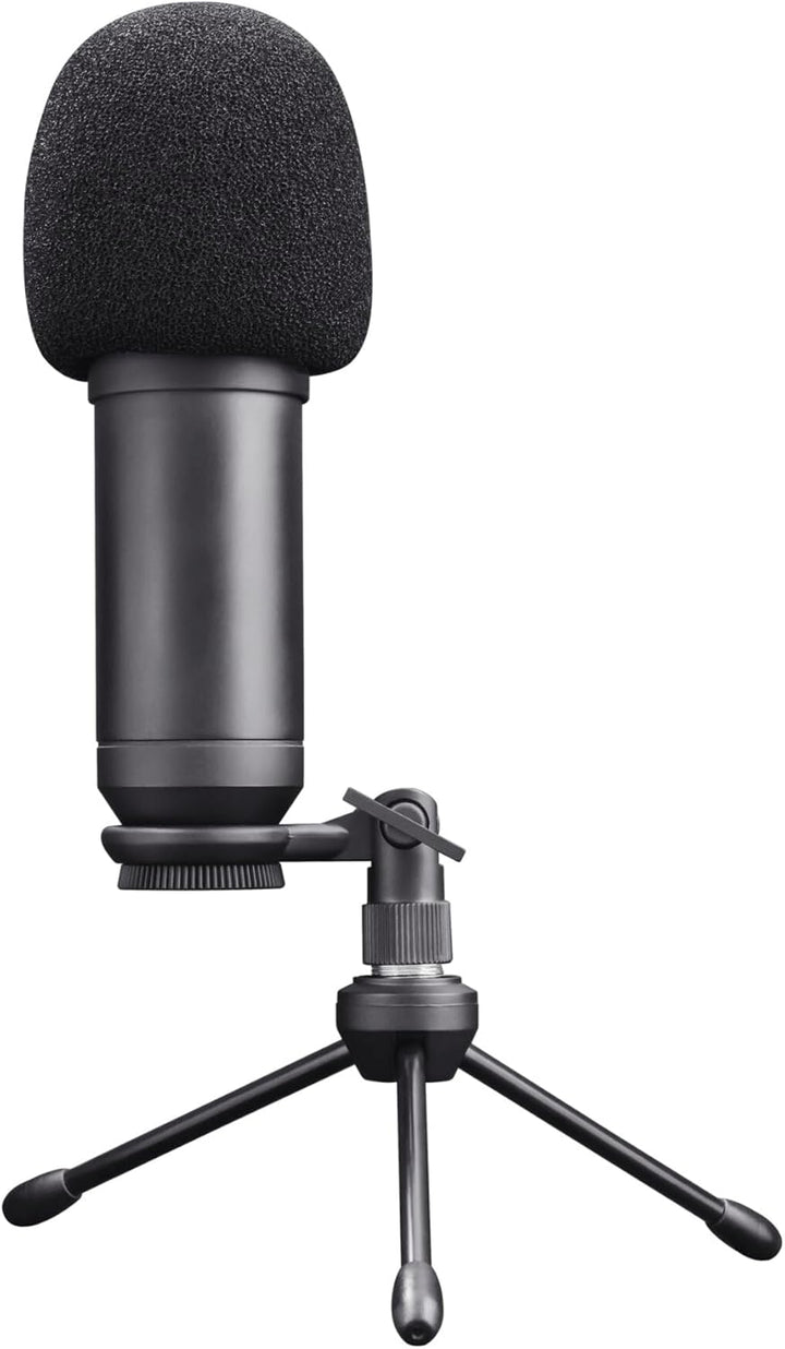 Trust Gaming 22400 GXT 252 Emita Plus Studio USB Mikrofon mit Arm und Popfilter, mit Nierencharakter