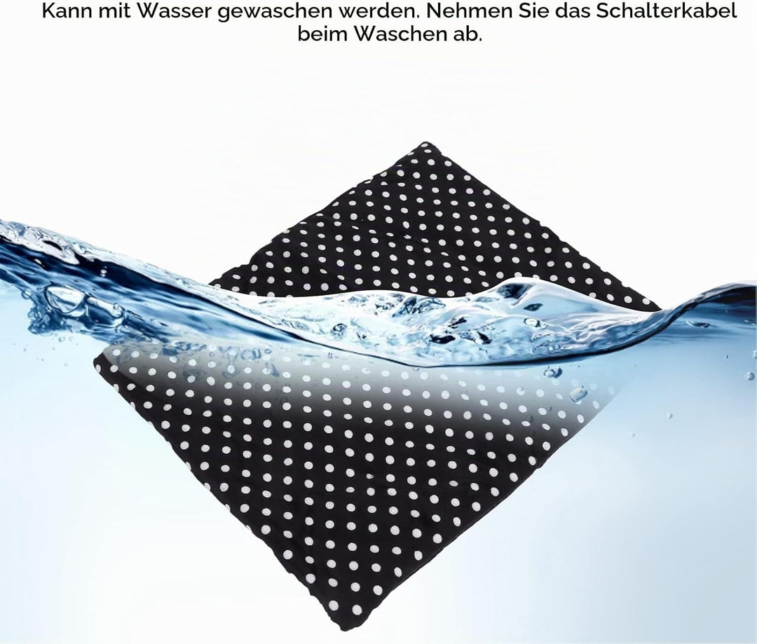 KIMISS 9 W USB-Heizkissen, Waschbar, Faltbar, 3 Temperaturen, 37 X 47 cm, Heizmatten, Zum Aufladen v
