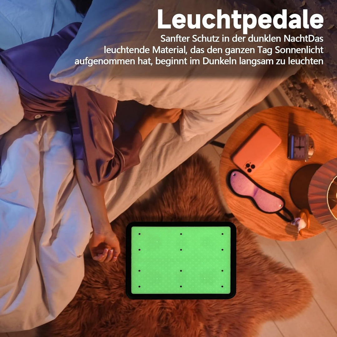 rutschfest Halbstufe bis 250 kg Tritthocker Nachleuchtende | 3-Stufig Höhenverstellbarer Trittstufe