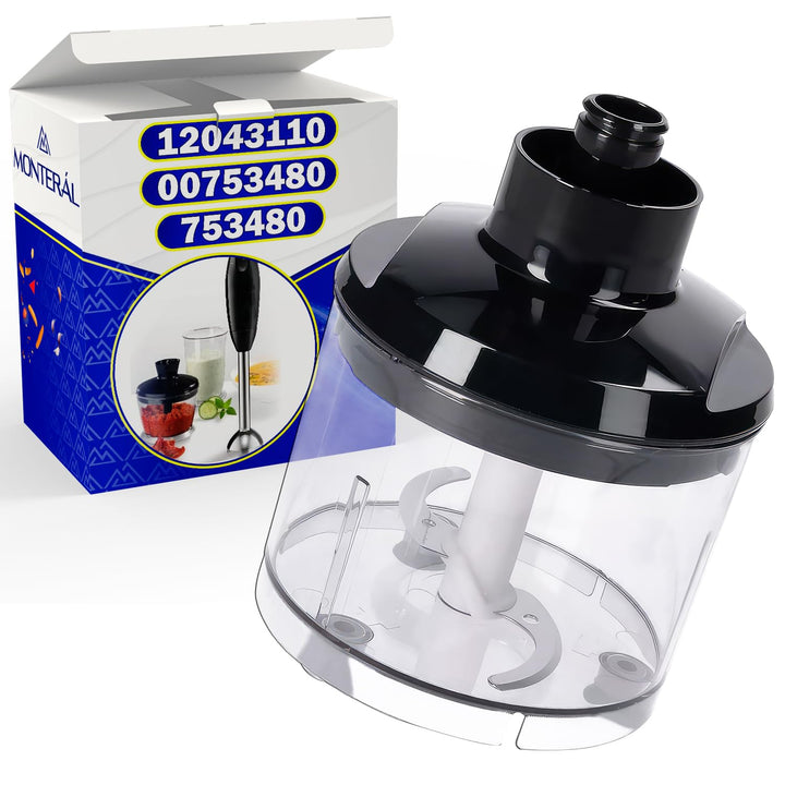MONTERAL Blender Zerkleinerer für Stabmixer mit Originalcode 12043110 für Bosch MaxoMixx - Garantie