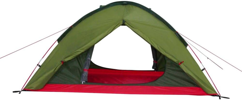 High Peak Kuppelzelt Woodpecker 3, Campingzelt, Trekkingzelt für 3 Personen, 2 Eingänge, Stauraum, D