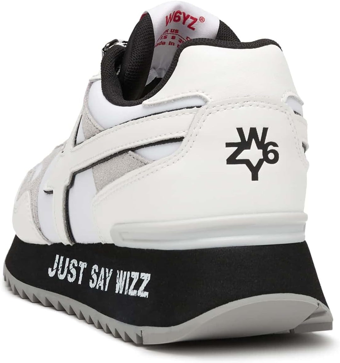 w6yz Yak-M.-Sneakers aus technischem Gewebe und Veloursleder 41 EU Weiss, 41 EU Weiß