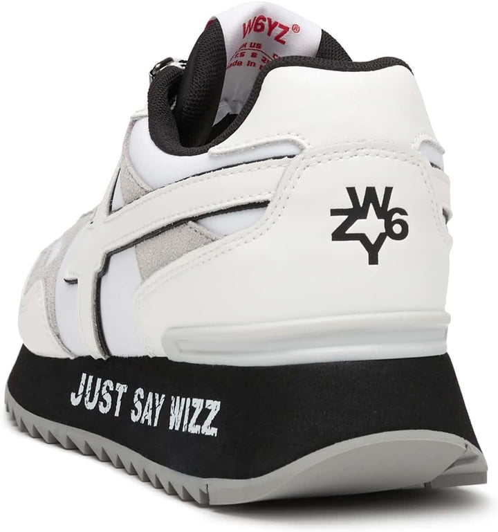 w6yz Yak-M.-Sneakers aus technischem Gewebe und Veloursleder 42 EU Weiss, 42 EU Weiss