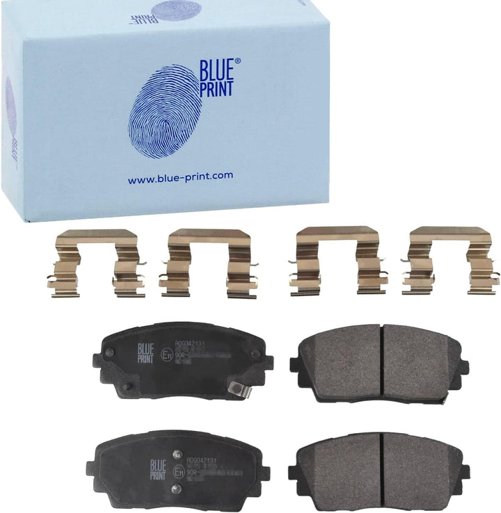 Blue Print ADG042131 Bremsbelagsatz mit Anbaumaterial , 1 Stück