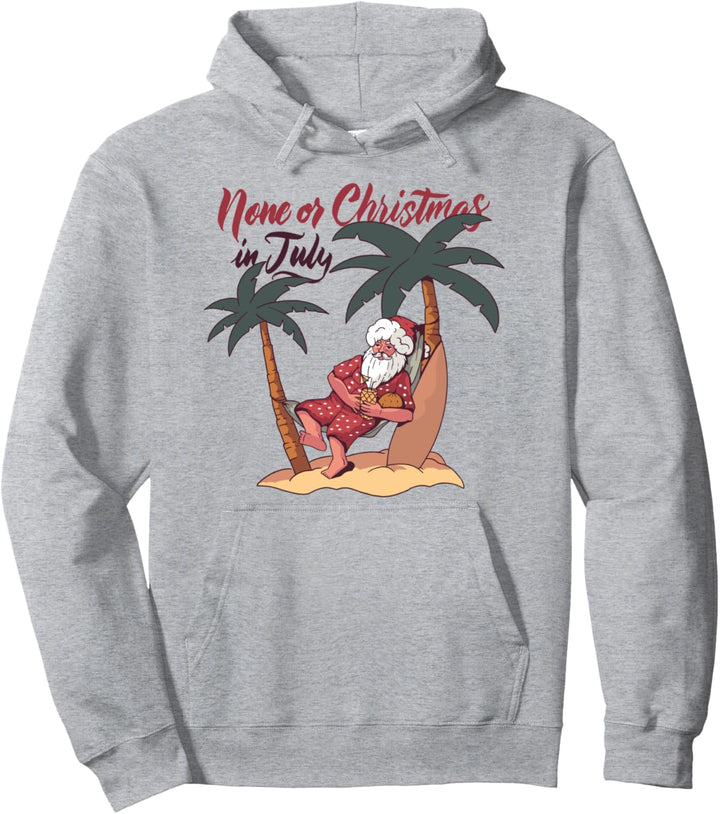 Tropical Santa Sommer Weihnachten Weihnachtsmann Pullover Hoodie