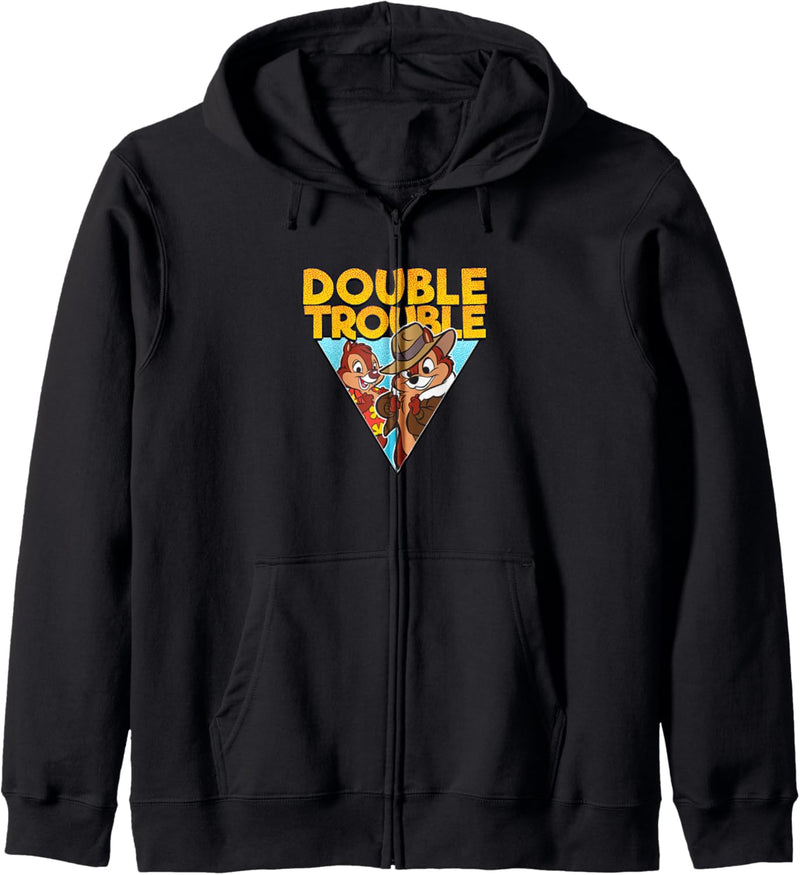 Disney Chip And Dale Yellow Double Trouble Triangle Kapuzenjacke